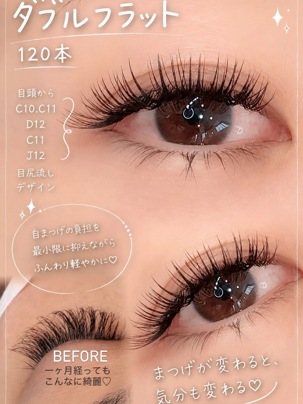 ダブルフラット👀🎀